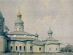 A view of the St. Cyril Belozero Monastery. N. Martynov. An album drawing. 1860. The Russian State Museum