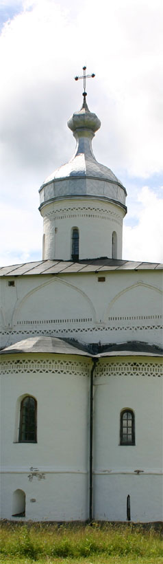 The Virgin Nativity Cathedral of the St. Ferapont Belozero Monastery. The Virgin Nativity Cathedral was the first stone edifice in Belozero region